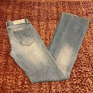 Blank NYC Jeans, Size 8 / 28. Slightly Distressed, Straight Leg. Anthro,